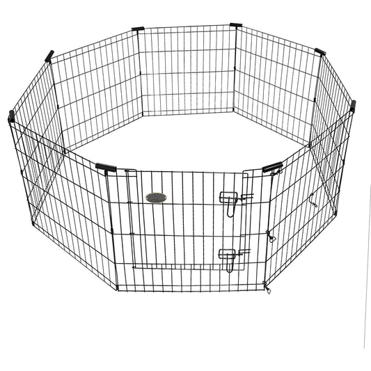 Zampa Portable Foldable Pet Playpen Exercise Pen Kennel & Carrying Case